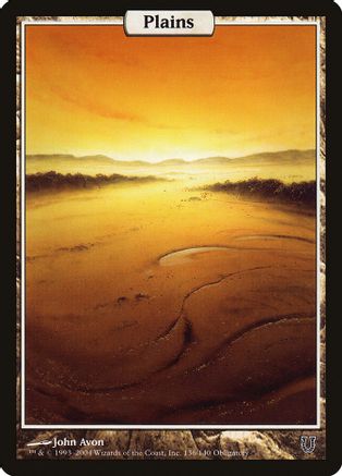 Plains #136 Full Art (UNH-C) Light Play