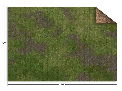 Monster Fight Club: 44x30" Adventure Grid - Broken Grassland / Desert Scrubland