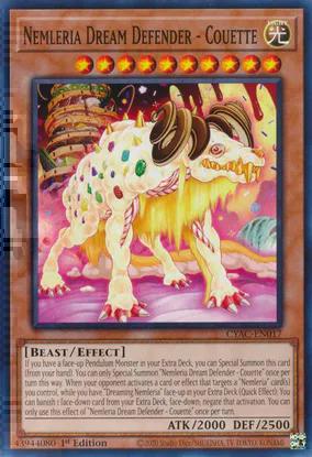 Nemleria Dream Defender - Couette (CYAC-EN017) Common - Near Mint 1st Edition