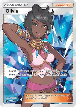 Olivia (Full Art) - 111/111 (CIN) Ultra Rare - Near Mint Holofoil