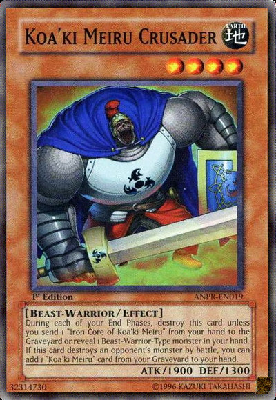 Koa'ki Meiru Crusader (ANPR-EN019) Super Rare - Near Mint 1st Edition