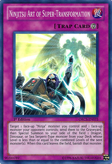 Ninjitsu Art of Super-Transformation (ORCS-EN075) 1st Edition