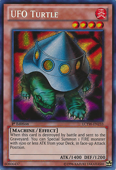 UFO Turtle (LCYW-EN233) 1st Edition Secret Rare