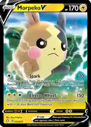 Morpeko V - 037/072 (SHF) Ultra Rare - Near Mint Holofoil