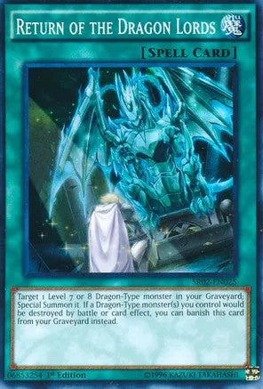 Return of the Dragon Lords (SR02-EN025) 1st Edition Light Play
