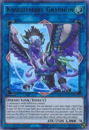 Knightmare Gryphon (MP19-EN029) 1st Edition