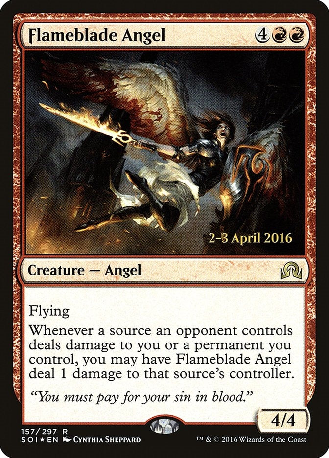 Flameblade Angel (SOI-R-PRE)
