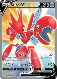 Scizor V (Full Art) - 183/189 (SWSH03) Ultra Rare - Near Mint Holofoil