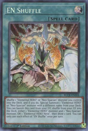 EN Shuffle (BLCR-EN008) 1st Edition Secret Rare