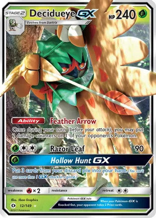 Decidueye GX - 012/149 (SM01) Ultra Rare - Near Mint Holofoil