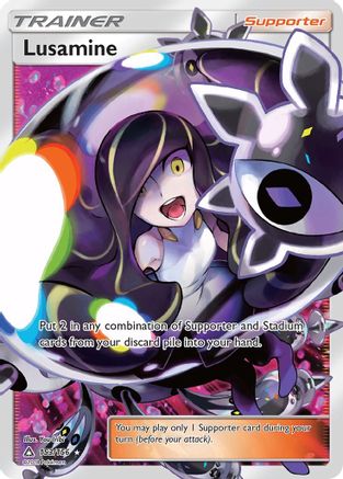 Lusamine - 153/156 (SM05) - Damaged Holofoil