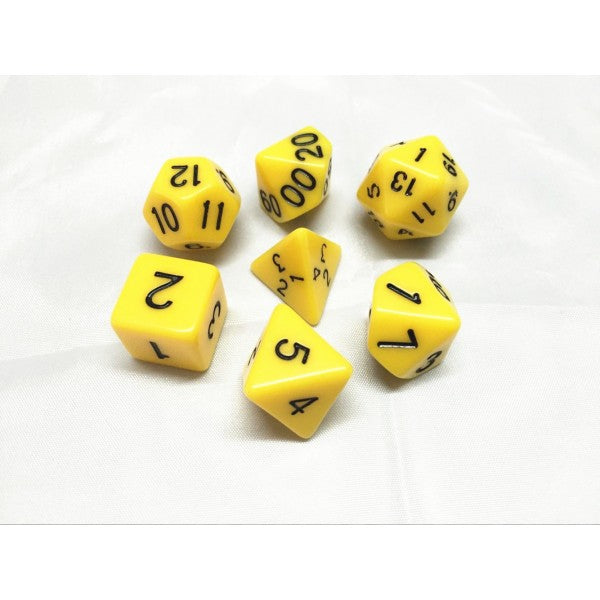 HDO-10: Opaque - Yellow Poly Set (7)
