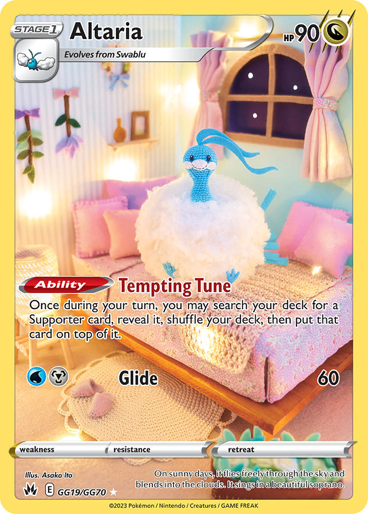 Altaria - GG19/GG70 (CRZ:GG) Holo Rare - Near Mint Holofoil