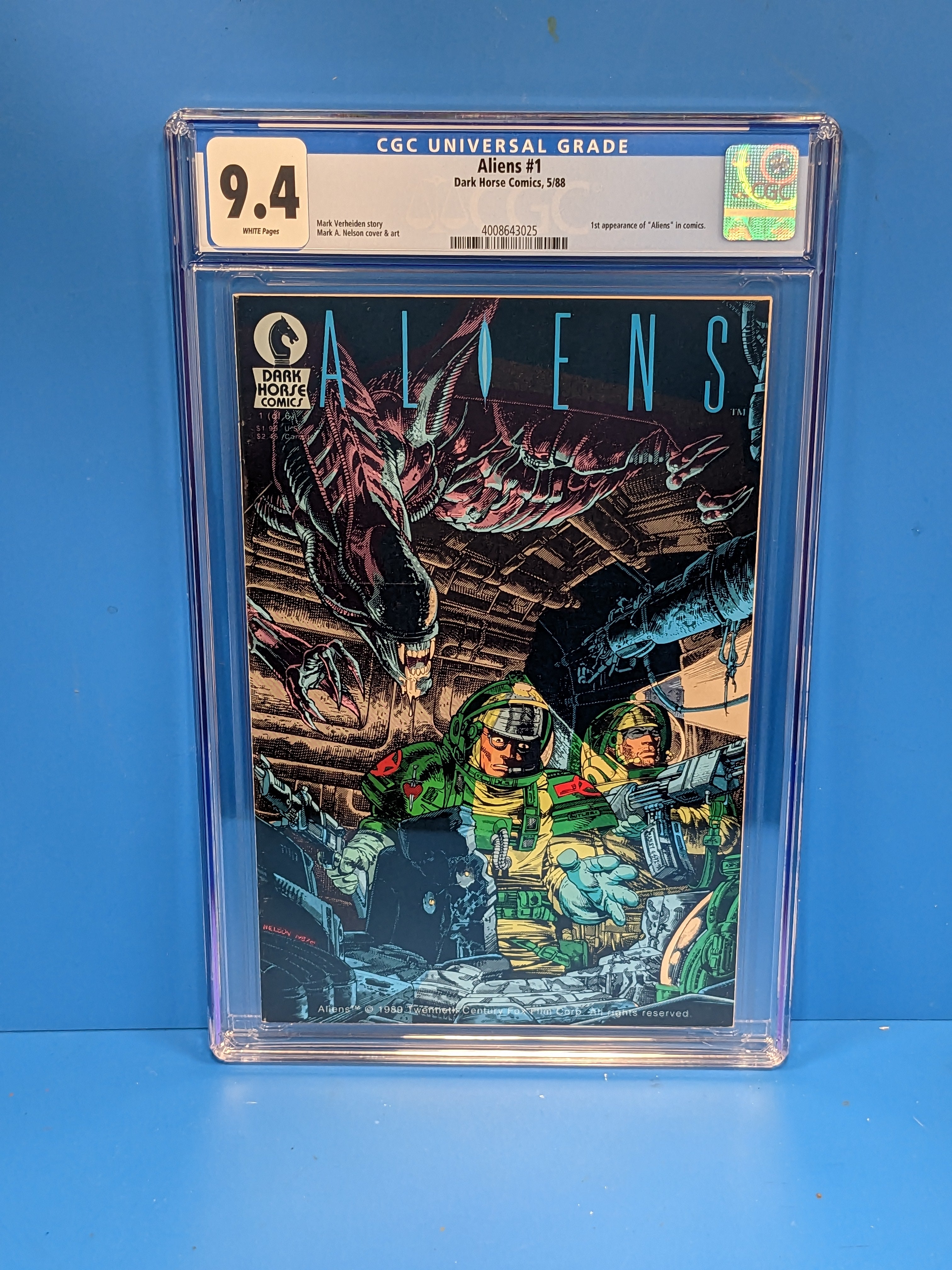 Aliens (1988 Series) #1 (CGC 9.4) 1st Appearance of Aliens