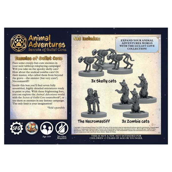 Animal Adventures RPG: Secrets of Gullet Cove - Enemies of Gullets Cove Miniatures