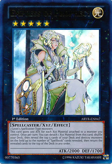 Empress of Prophecy (ABYR-EN047) Ultra Rare - Near Mint 1st Edition