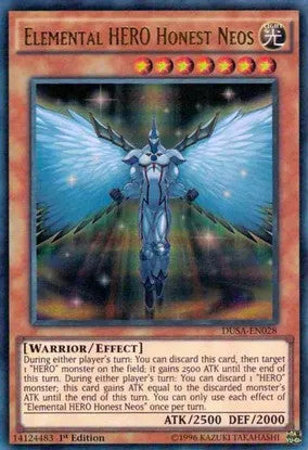 Elemental Hero Honest Neos (DUSA-EN028) Secret Rare 1st Ed.