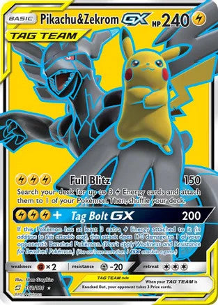 Pikachu & Zekrom GX (162/181)