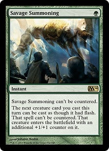 Savage Summoning (M14-R)