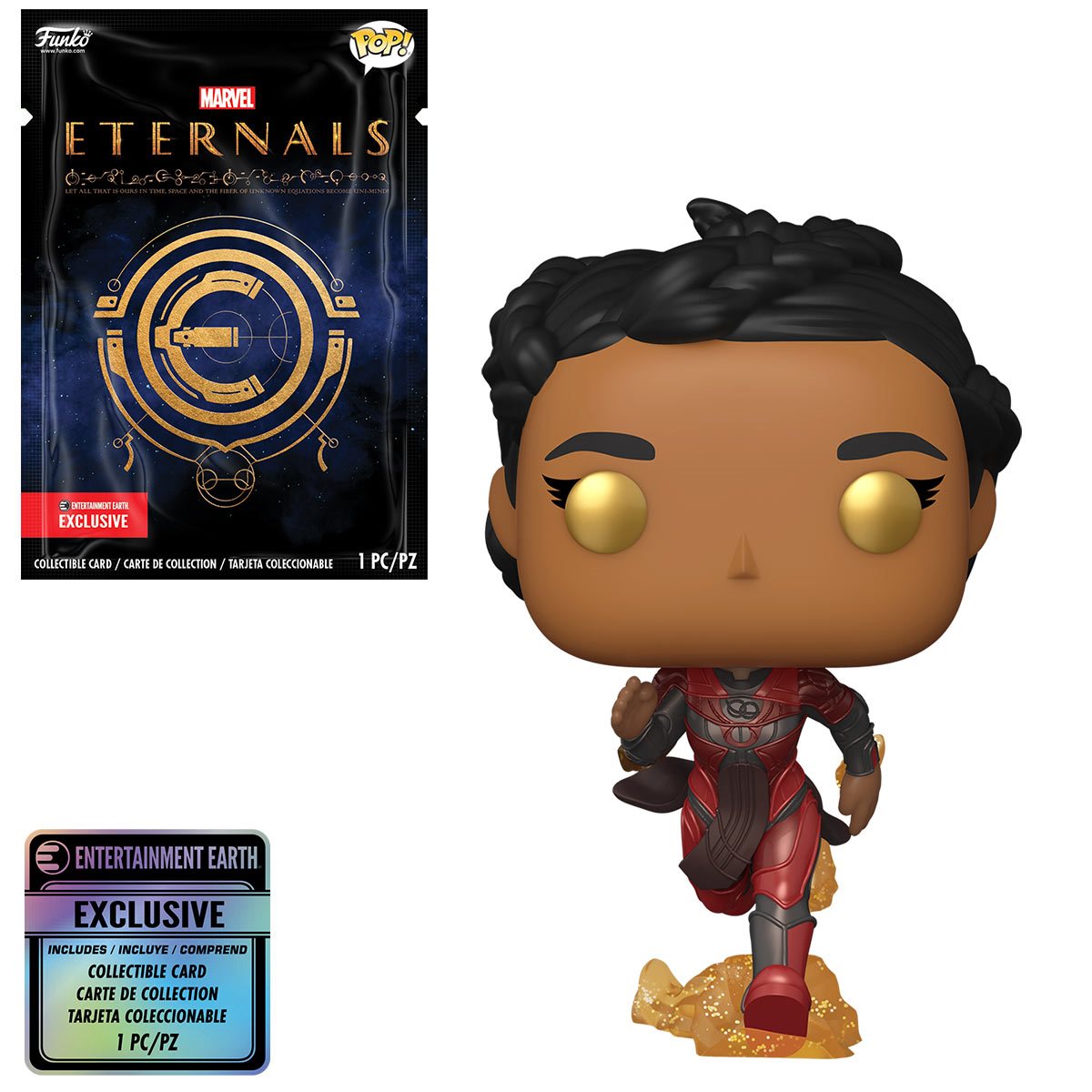 POP Figure: Marvel Eternals #0734 - Makkari (Collectible Card) (EE)