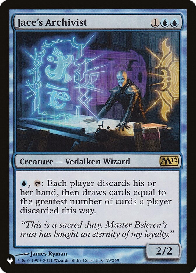 Jace's Archivist (M12-R-LIST)