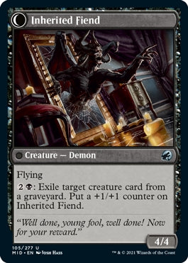 Heirloom Mirror//Inherited Fiend (MID-U)