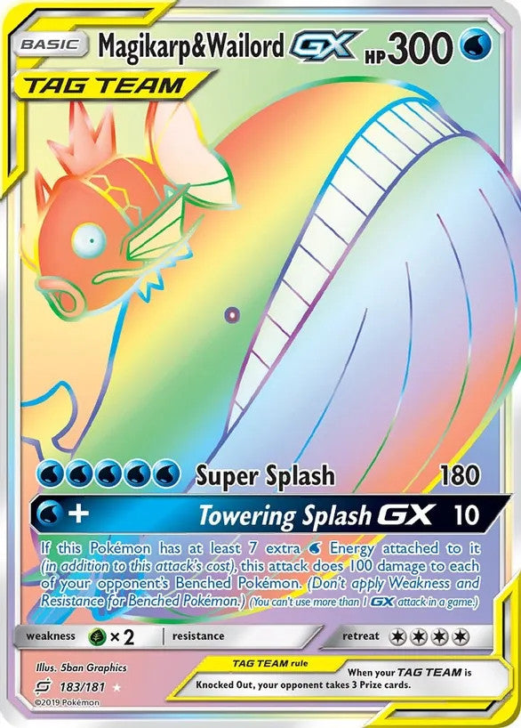 Magikarp & Wailord GX (183/181)