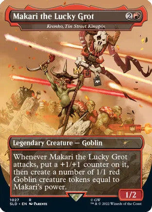Makari the Lucky Grot - Krenko, Tin Street Kingpin (SLD-M-FOIL) Borderless
