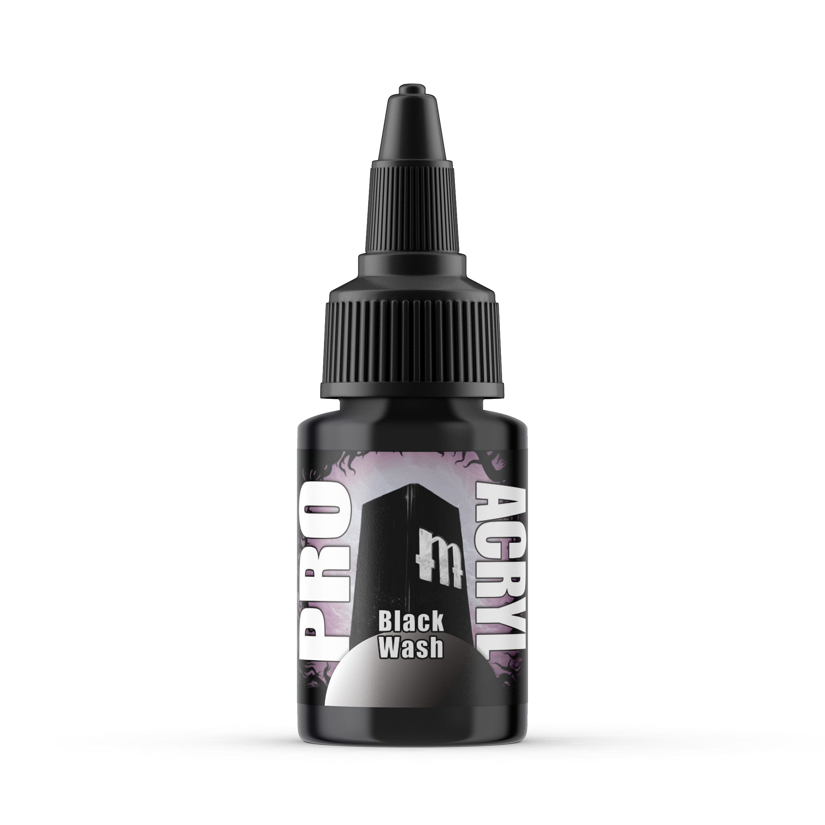 Monument Hobbies: PRO Acryl - 200 Black Wash (22mL)