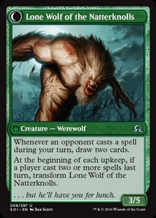 Hermit of the Natterknolls // Lone Wolf of the Natterknolls (SOI-U)