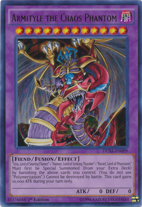 Armityle the Chaos Phantasm (DUSA-EN099) 1st Edition Ultra Rare