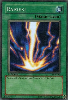 Raigeki (LOB-053) Moderate Play