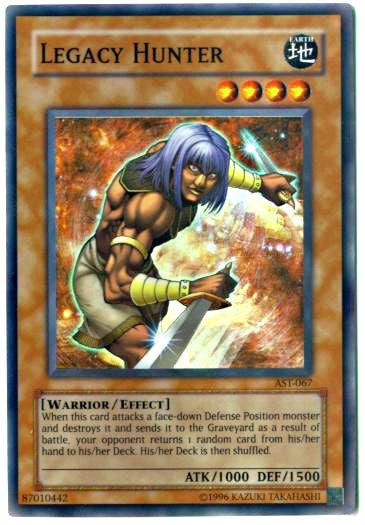 Legacy Hunter (AST-067) Super Rare - Near Mint Unlimited