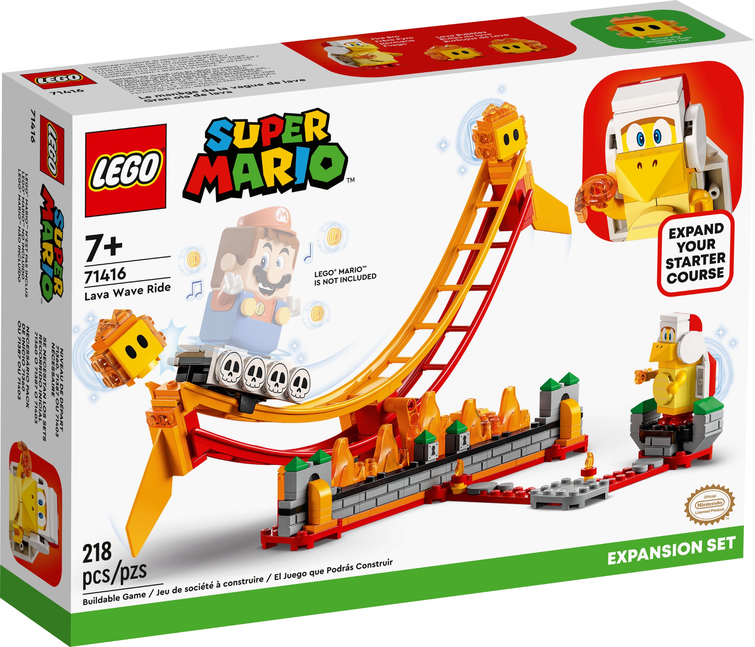 Lego: Super Mario - Lava Wave Ride (71416)