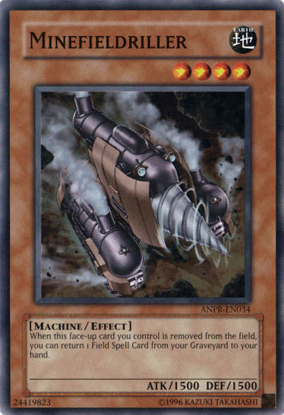 Minefieldriller (ANPR-EN034) Super Rare - Near Mint Unlimited