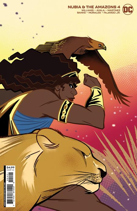 NUBIA AND THE AMAZONS #4 (OF 6) CVR B BRITTNEY WILLIAMS CARD STOCK VAR