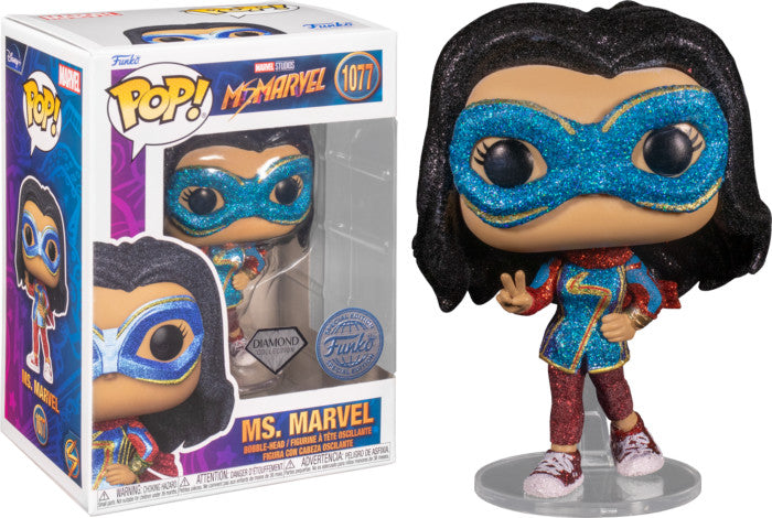 POP Figure: Marvel Ms. Marvel #1077 - Ms. Marvel (Hot Topic Exclusive) (Diamond Collection)