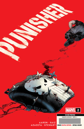 PUNISHER #2 SAIZ 2ND PRINTING VARIANT