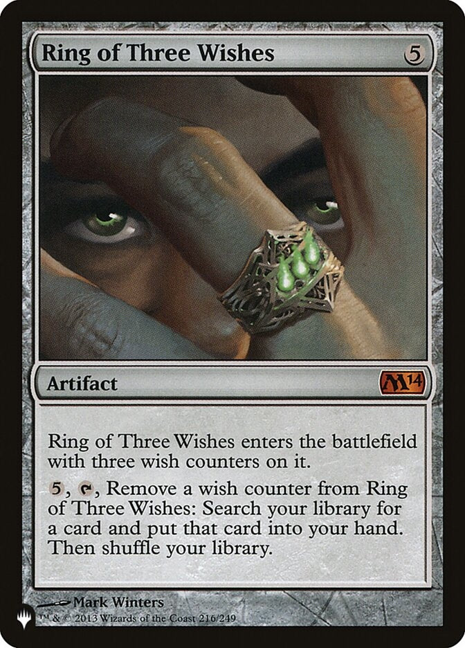 Ring of Three Wishes (M14-M-LIST)