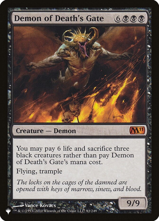 Demon of Death's Gate (M11-M-LIST)
