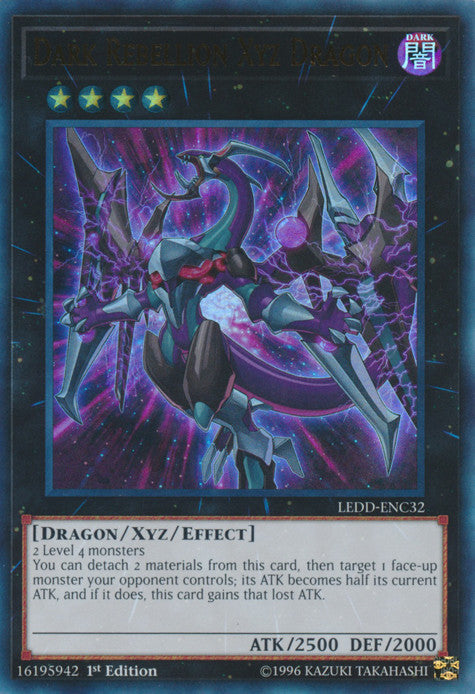 Dark Rebellion XYZ Dragon (LEDD-ENC32) 1st Edition