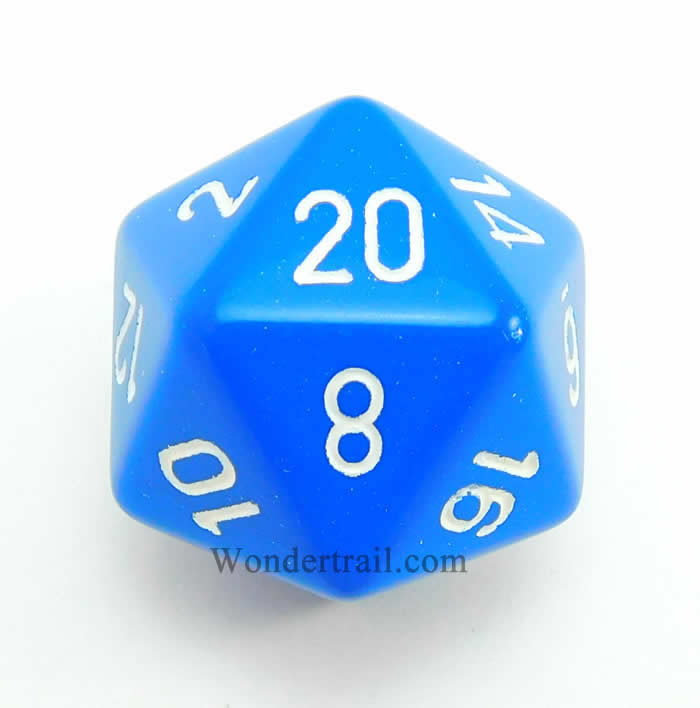 CHXXQ2016: Opaque - 34mm D20 Light Blue w/white
