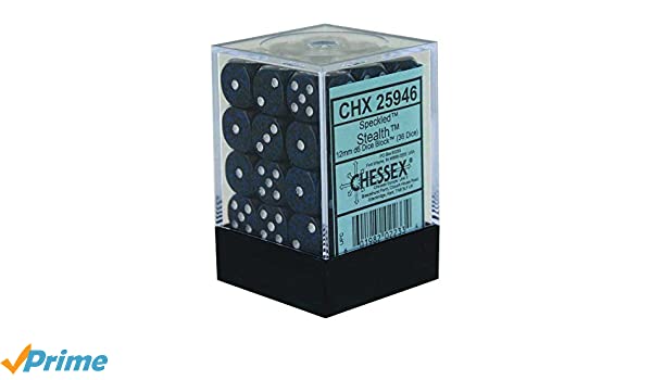 CHX25946: Speckled - 12mm D6 Stealth (36)