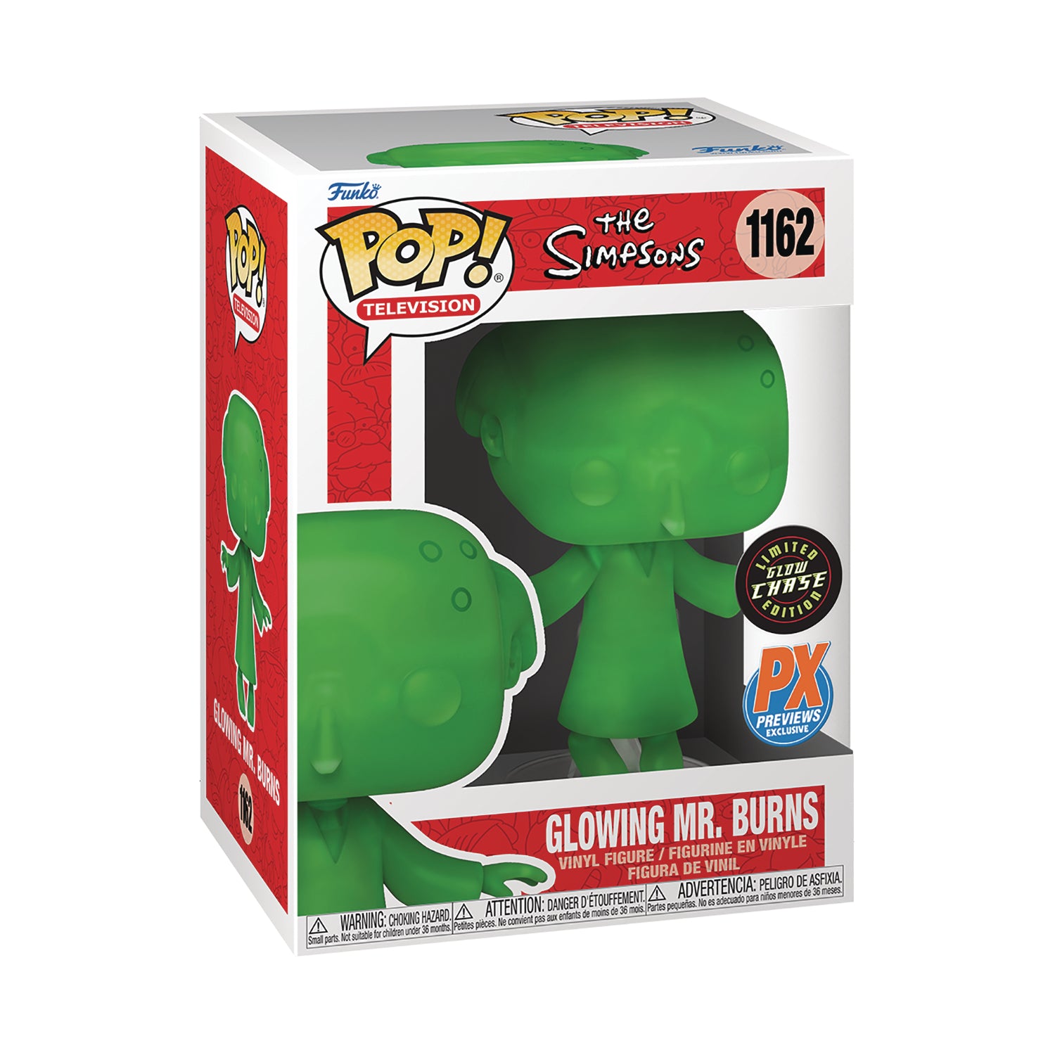 POP Figure: Simpsons #1162 - Glowing Mr. Burns (PX) (Glow Chase)