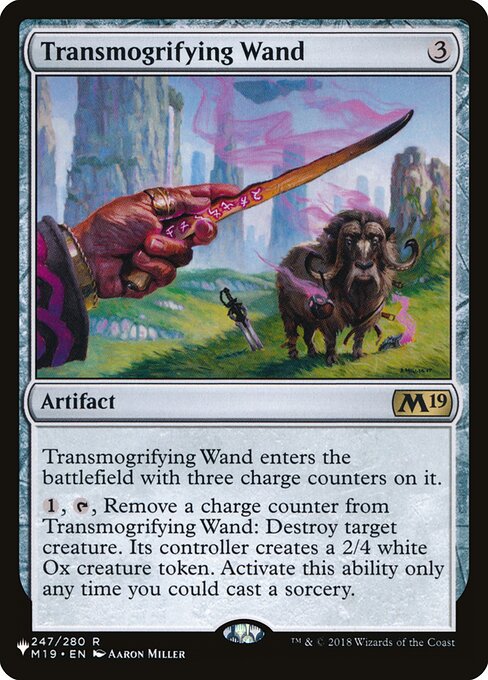 Transmogrifying Wand (M19-R-LIST)