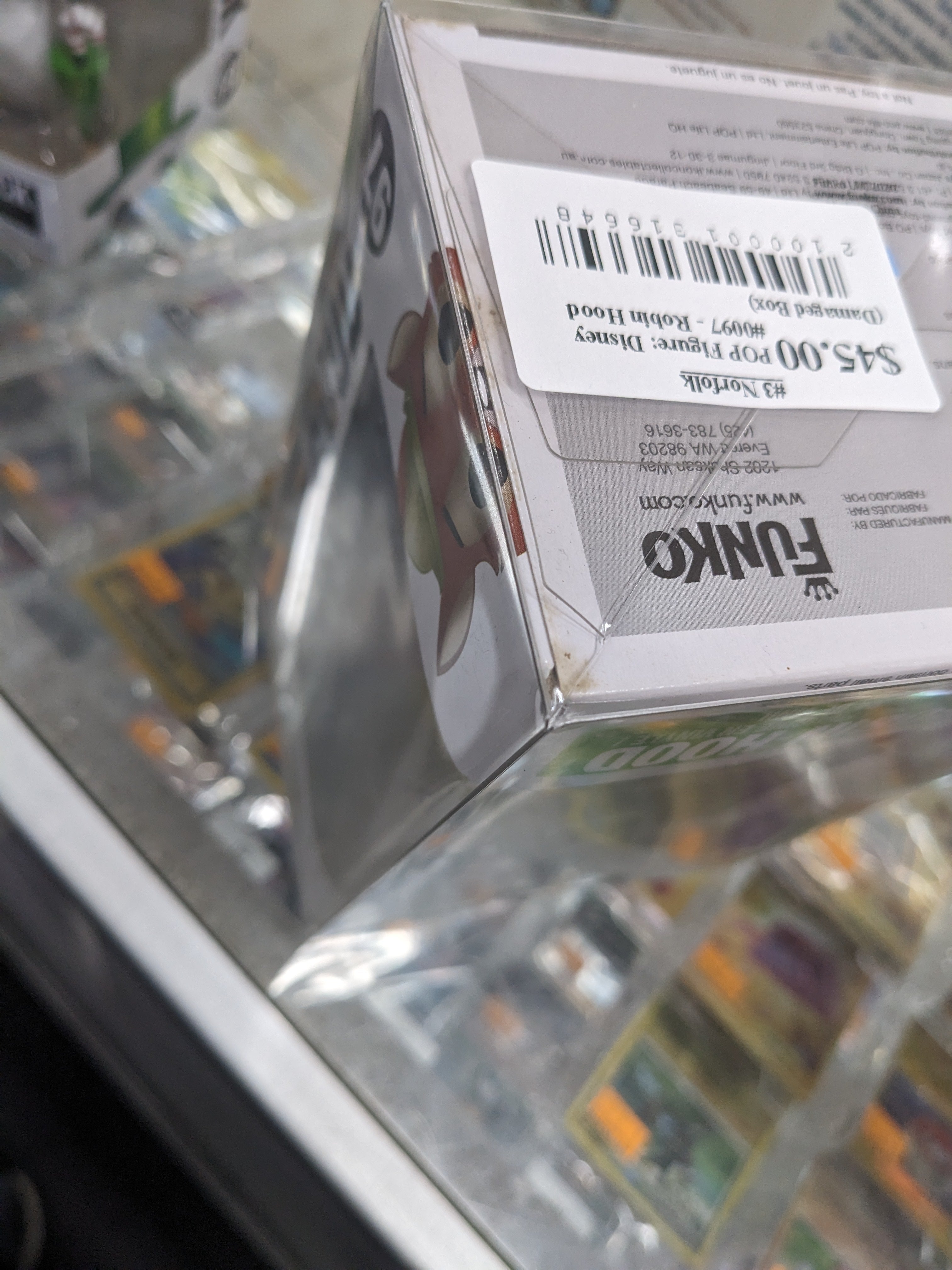 POP Figure: Disney #0097 - Robin Hood (Damaged Box)