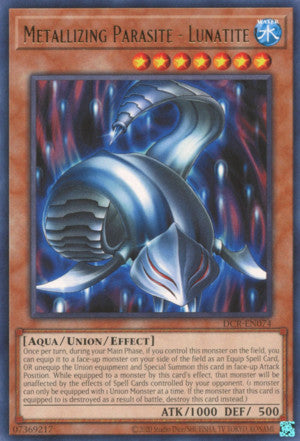 Metallizing Parasite - Lunatite (DCR-EN074 (c) 2020 25th Anniversary) Rare - Near Mint Unlimited