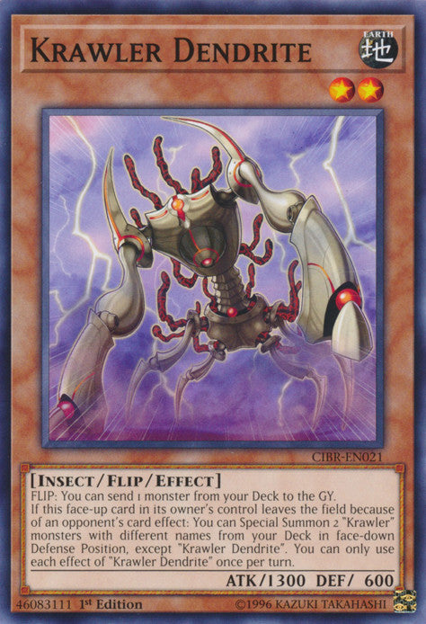 Krawler Dendrite (CIBR-EN021) Common - Near Mint 1st Edition