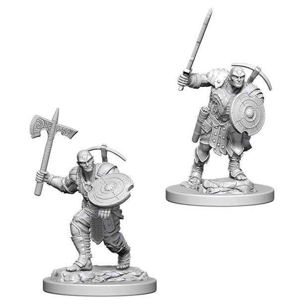 D&D: Nolzur's Marvelous Miniatures - Earth Genasi Male Fighter (73203) (OOP)