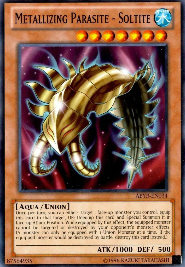 Metallizing Parasite - Soltite (ABYR-EN034) Common - Near Mint Unlimited